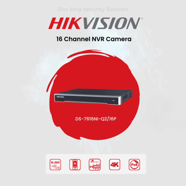 SINGAPORE LOCAL SELLER HIKVISION 16 Channel NVR Camera Model DS