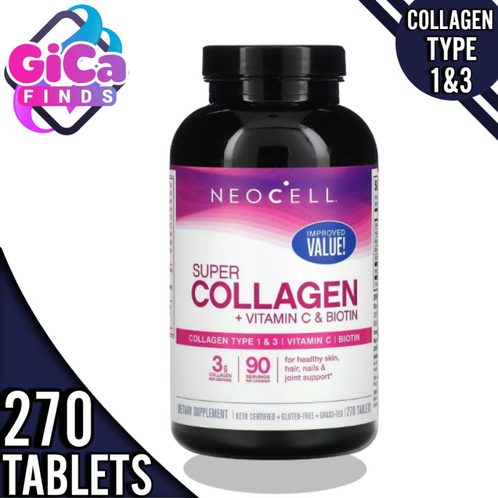 NeoCell Super Collagen Vitamin C Biotin 270 Tablets Lazada PH