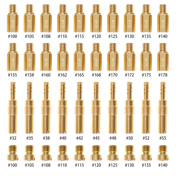 Pcs Motorcycle Carburetor Main Nozzle Slow Pilot Jet For Pwk Koso Oko