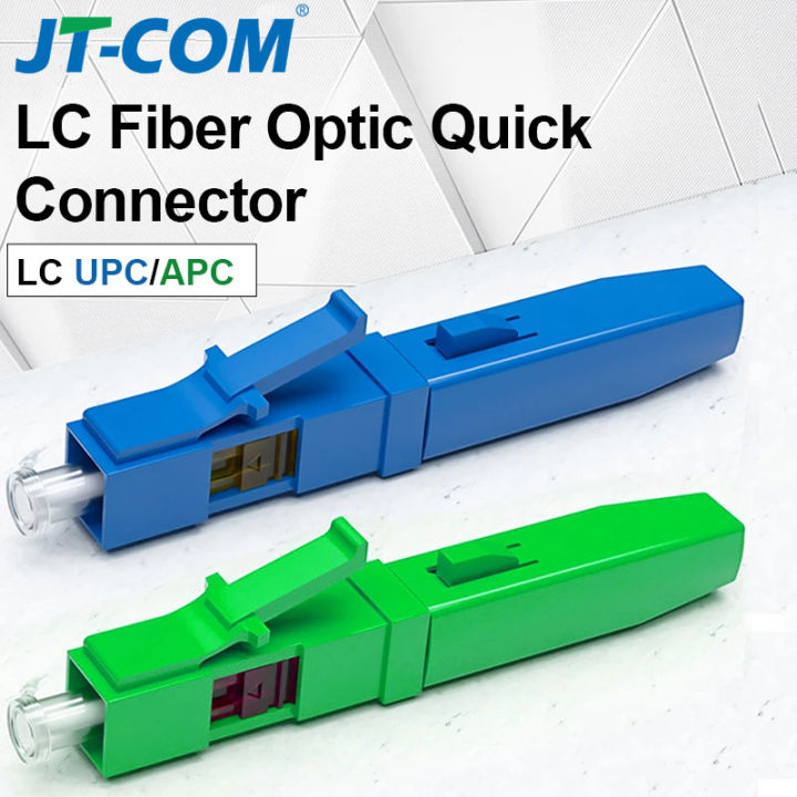 JT 10 100pcs LC Fast Connector Single Mode Fiber Optic Quick