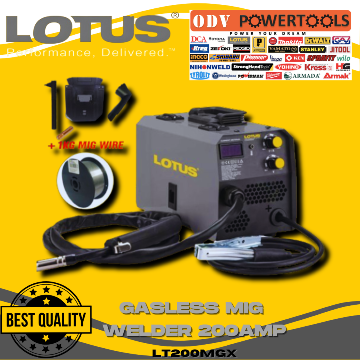 Lotus A Mig Inverter Welding Machine Gasless Lt Mgx Odv