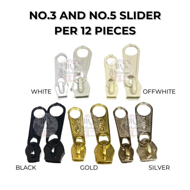 No And No Slider Per Pieces For Continuous Zipper Lazada Ph