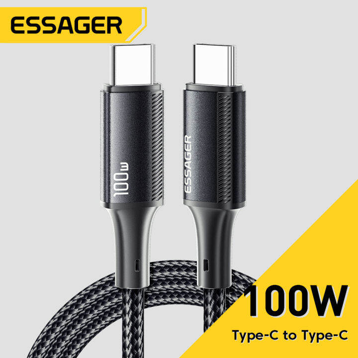 Essager W Type C To Type C Fast Charging Cable Pd A Type C Cord For