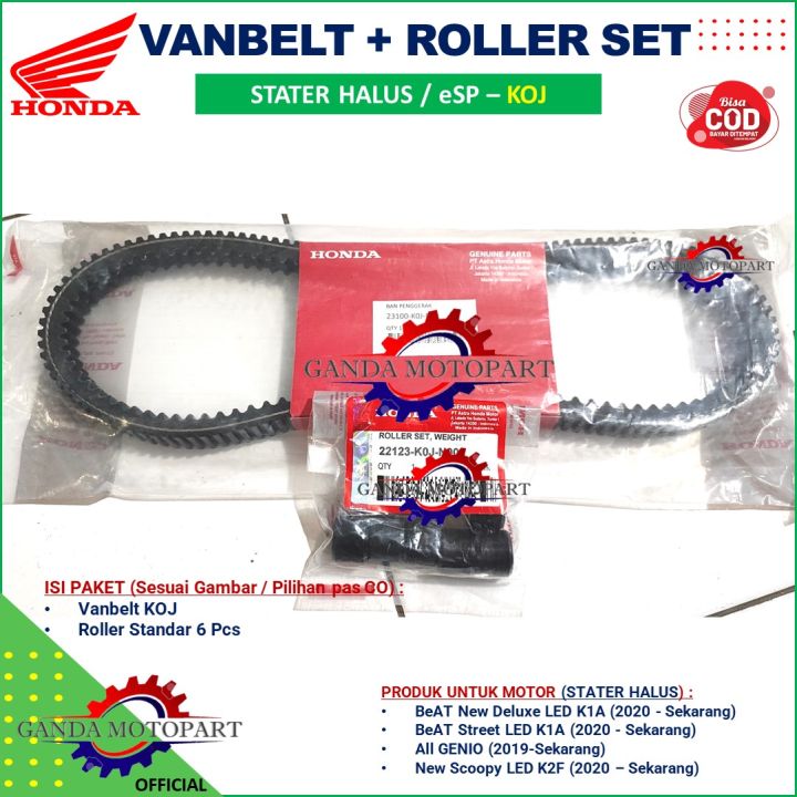 Vanbelt Set Roller Gemuk Genio Beat New Esp Beat Street Beat