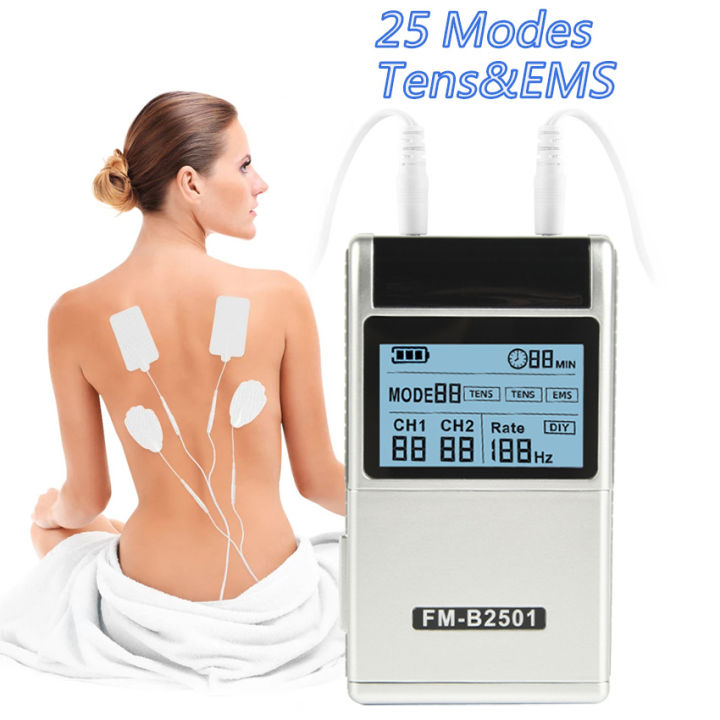 Modes Pulse Massage Therapy Tens Ems Dual Output Meridian