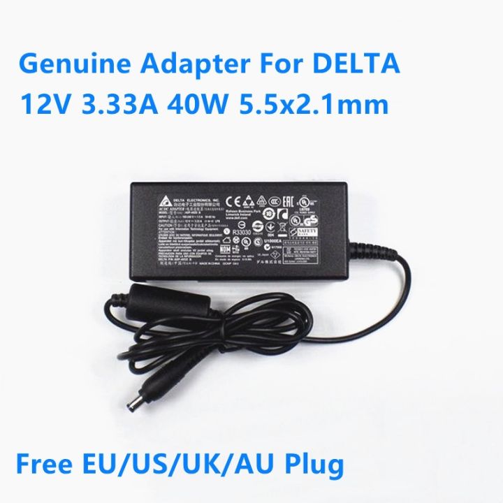 รบประกนสองปของแท DELTA ADP 40DD B 12V 3 33A 40W 5 5X2 1Mm PA 1041 0