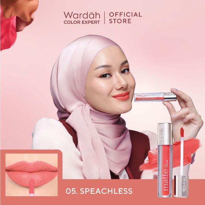 Cod Termurah Wardah Exclusive Matte Lip Cream Original Kemasan Baru