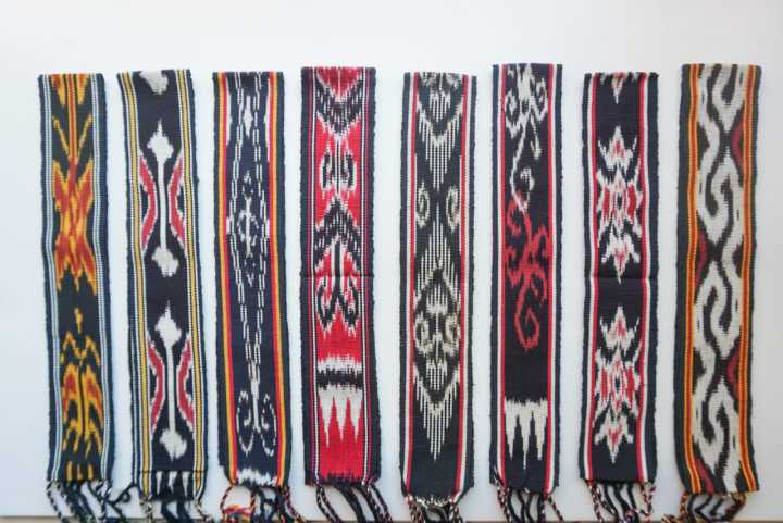 Ikat Kepala Dayak Kalimantan Murah Motif Lengkap Syal Tenun Etnik