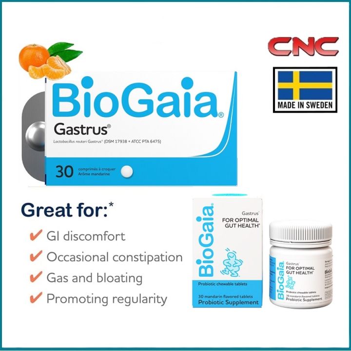 Exp Biogaia Gastrus Probiotic Gastrointestinal Health Chewable