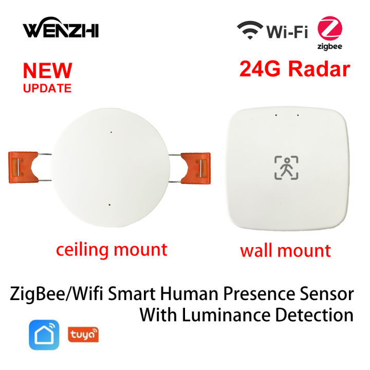 Zigbee Wifi G Mmwave Radar Human Presence Motion Sensor With