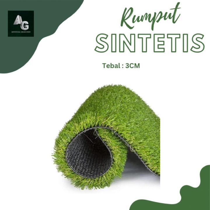 KARPET RUMPUT SINTETIS FULL HIJAU TIPE SWISS TEBAL 3CM Lazada Indonesia