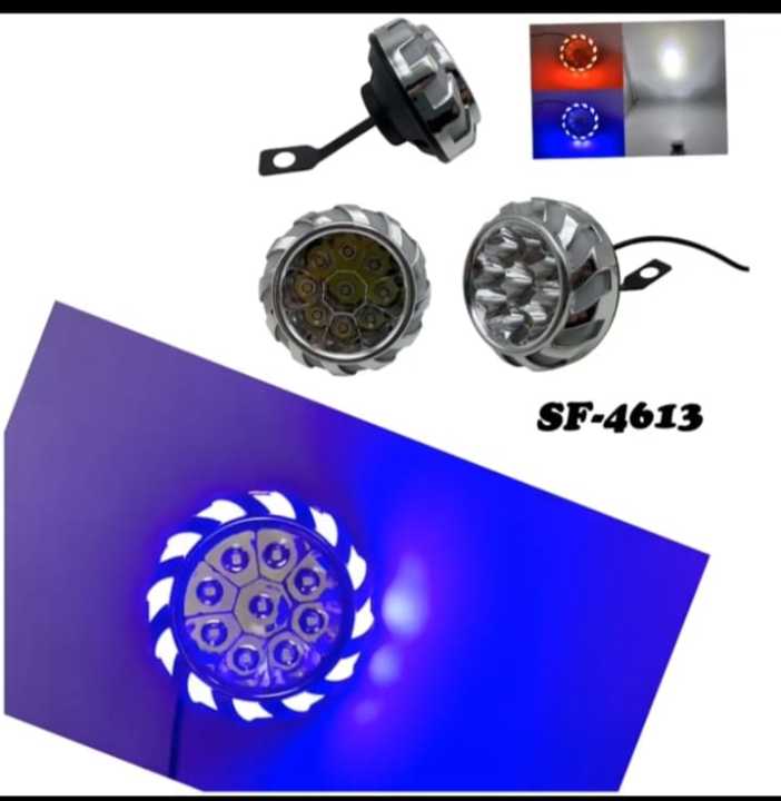 Lampu Tembak Sorot LED Bracket Spion 9 Mata Model Spiral Dengan Angel