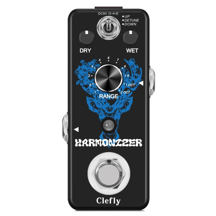 Clefly LEF 3807 Guitar Harmonizer Pedal Digital Pitch Effect Pedals