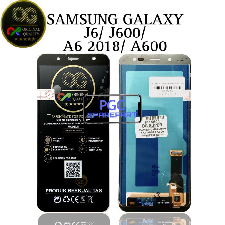 ORIGINAL SUPER OG LCD Touchscreen Fullset Samsung Galaxy A6 2018