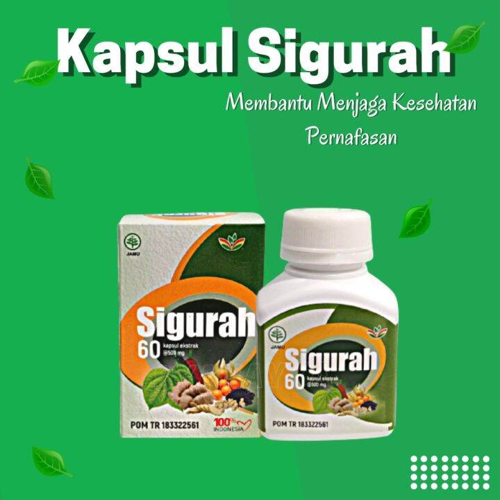 Kapsul Sigurah Original Herbal Gurah Suara Penghilang Dahak