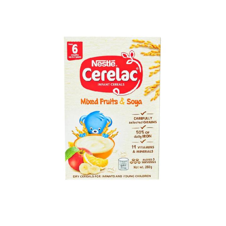 Nestle Cerelac Mixed Fruits Soya Instant Cereals 250g Lazada PH