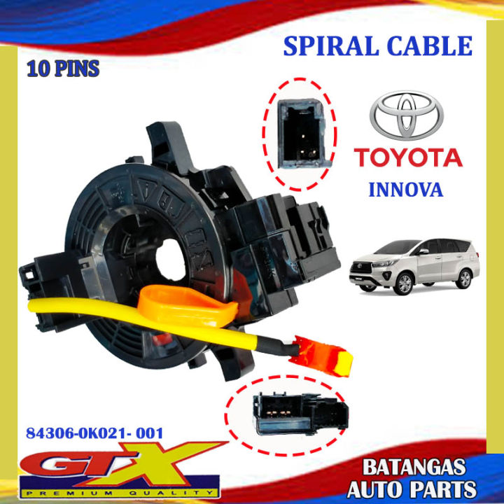 SPIRAL CABLE TOYOTA INNOVA 1KD 2KD GTX PN 84306 0K021 001 Lazada PH