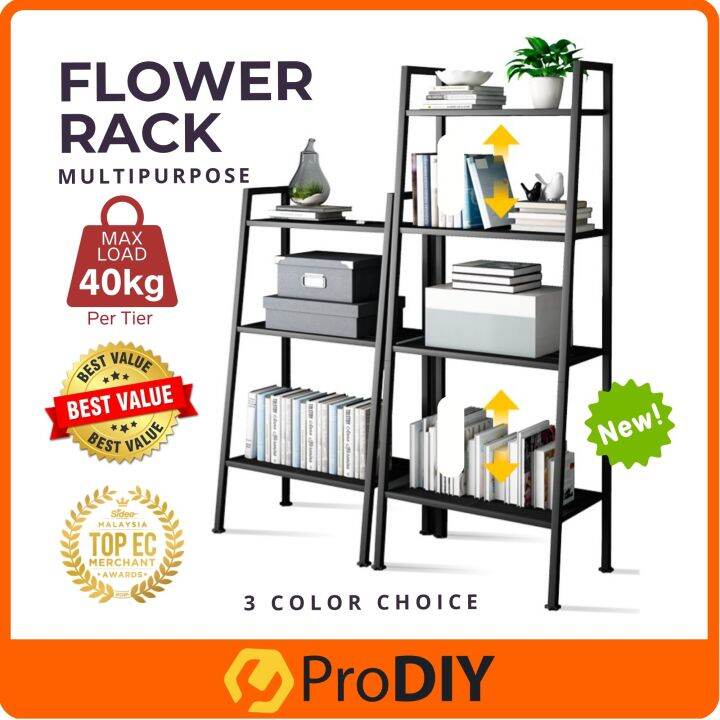 Prodiy Tier Multipurpose Rack Display Deco Flower Rack Rak Besi