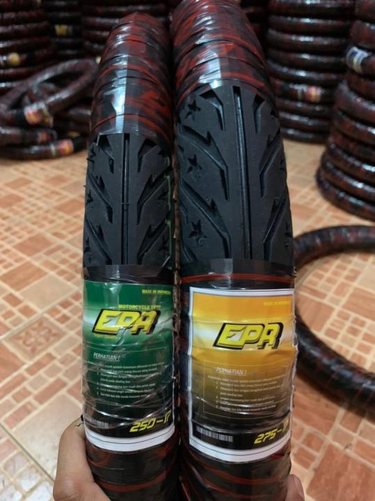 Ban Luar Motor EPR STANDARD Ring 17 Berbagai Ukuran Non Tubeless