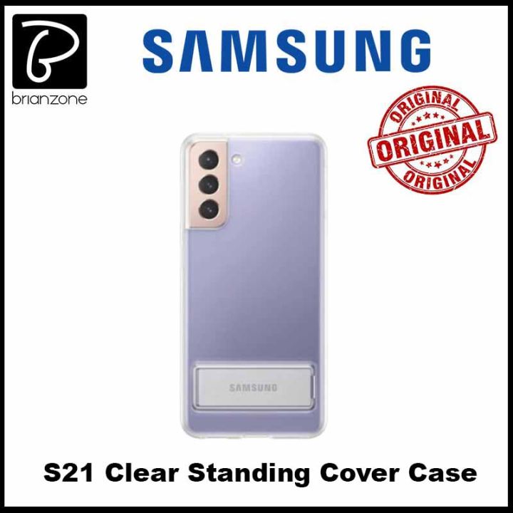 Official Samsung Galaxy S21 Clear Standing Cover Case Lazada