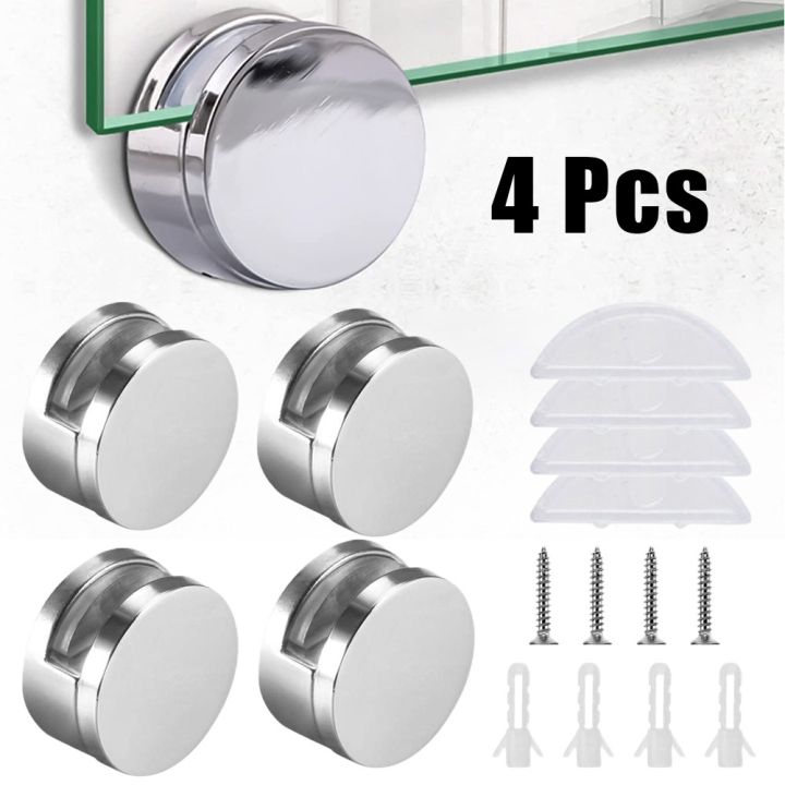 4 Set Mirror Clips Glass Clip Mirror Hanging Hardware Mirror Holder