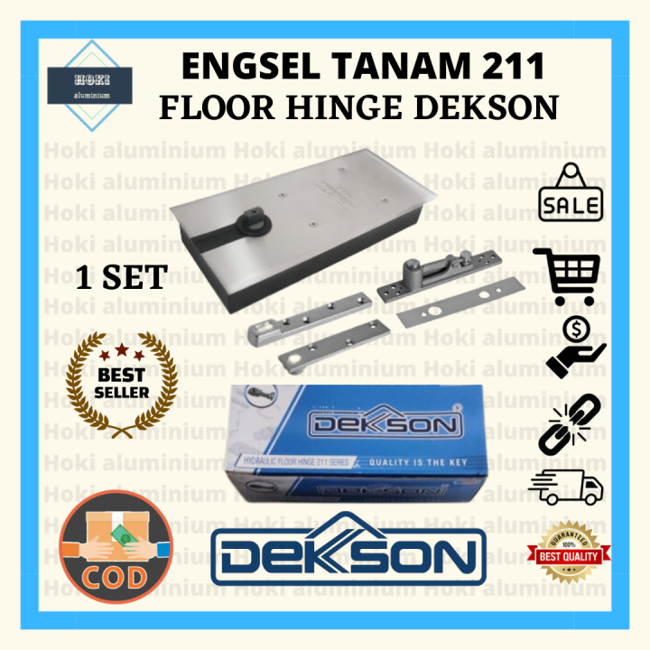 Floor Hinge 211 Complete Set Engsel Tanam Dekkson Lazada Indonesia