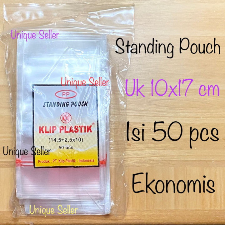 Isi Standing Pouch Uk X Klip Standing Pouch X Cm