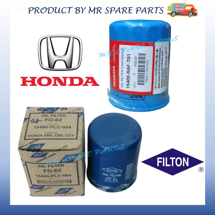 HONDA OIL FILTER PENAPIS MINYAK ORIGINAL FILTON Lazada