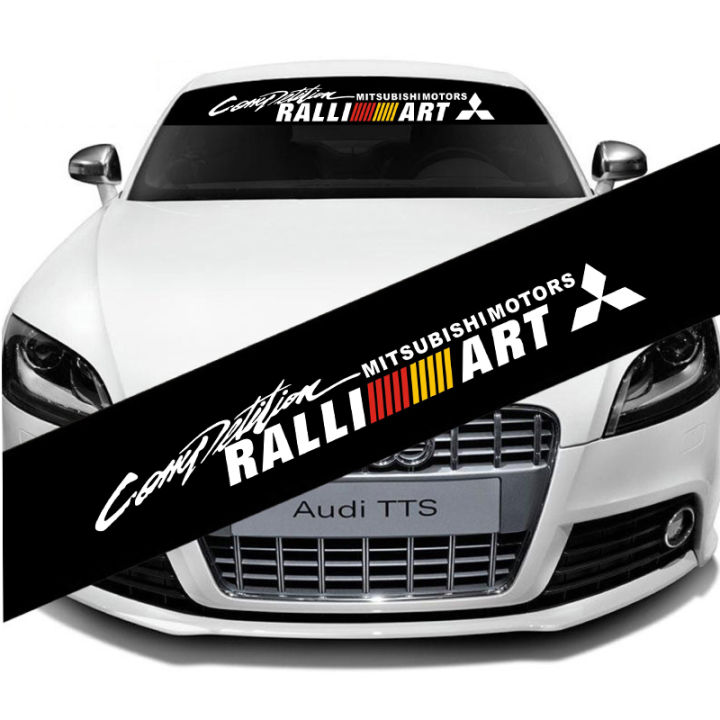 Car Sticker Mitsubishi Auto Front Windshield Ralli Art Lazada Singapore