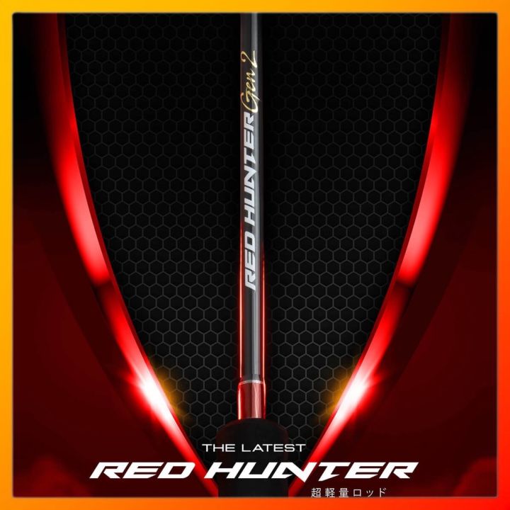 Eupro Red Hunter Gen Jigging Spinning Fishing Rod Lazada