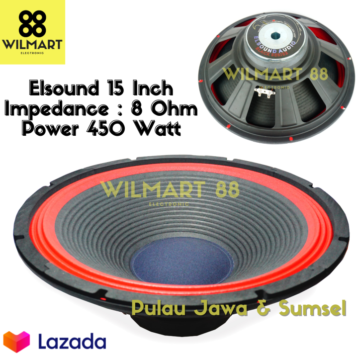 Full Range Speaker Bass Speaker Elsound Inch Woofer Watt