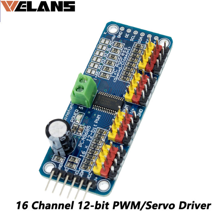 Pca Pwm Channel Bit Pwm Servo Shield Driver I C Interface