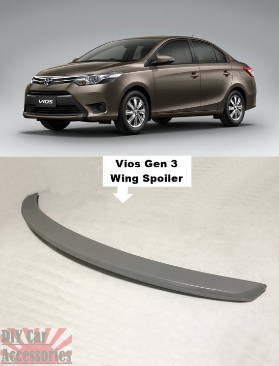 Toyota Vios Gen 3 Rear Wing Lazada PH