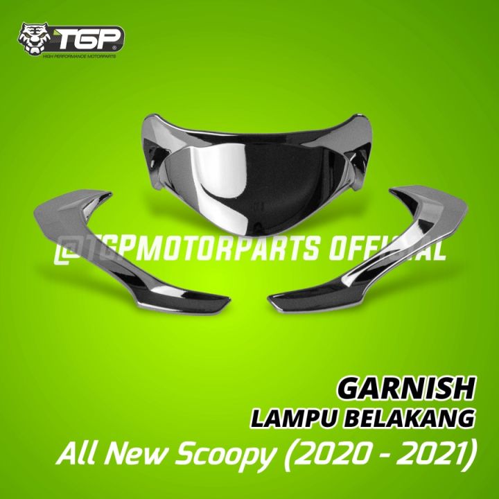 Tgp Garnish Lampu Set Belakang Honda New Scoopy