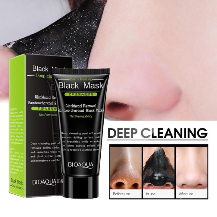 Bioaqua Black Heads Remover 60g Bamboo Charcoal Black Mask Remove