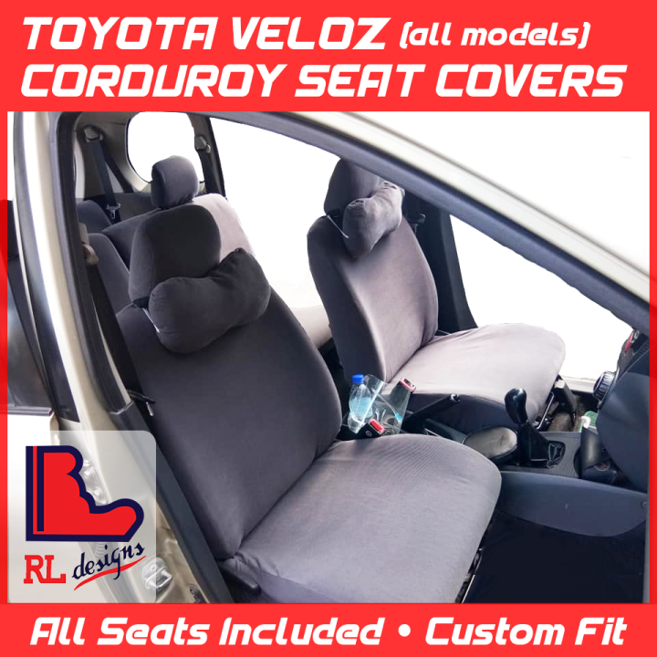 Toyota Veloz Corduroy Seat Covers All Seats Included Custom Fit