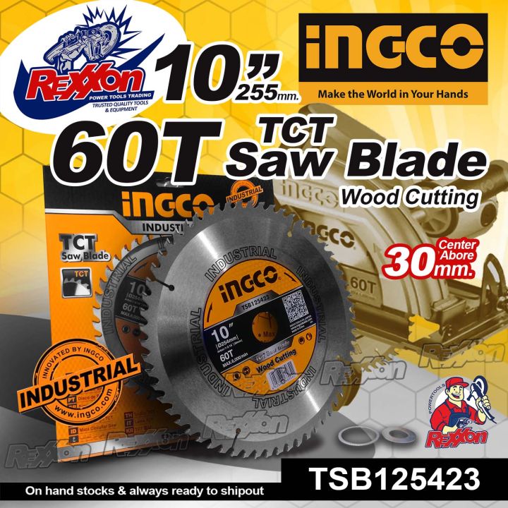 Ingco T Mm Tct Saw Blade Wood Cut Tsb Rexxon Power Tools