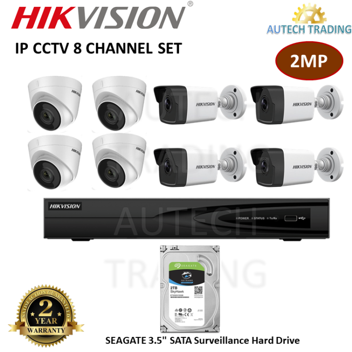 Hikvision Ds Ni Q P Channel Ip Cctv With Poe Port Network