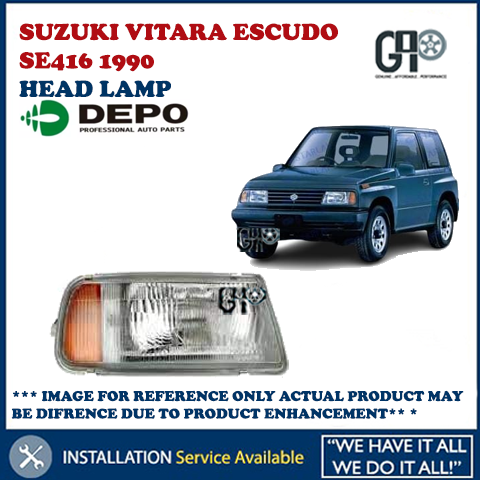 SUZUKI VITARA ESCUDO SE416 1990 YEAR FRONT HEAD LAMP HEAD LIGHT