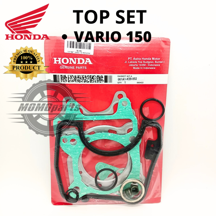 ORIGINAL PAKING GASKET TOP SET TOPSET HONDA K59 VARIO 150 LAMA OLD NEW