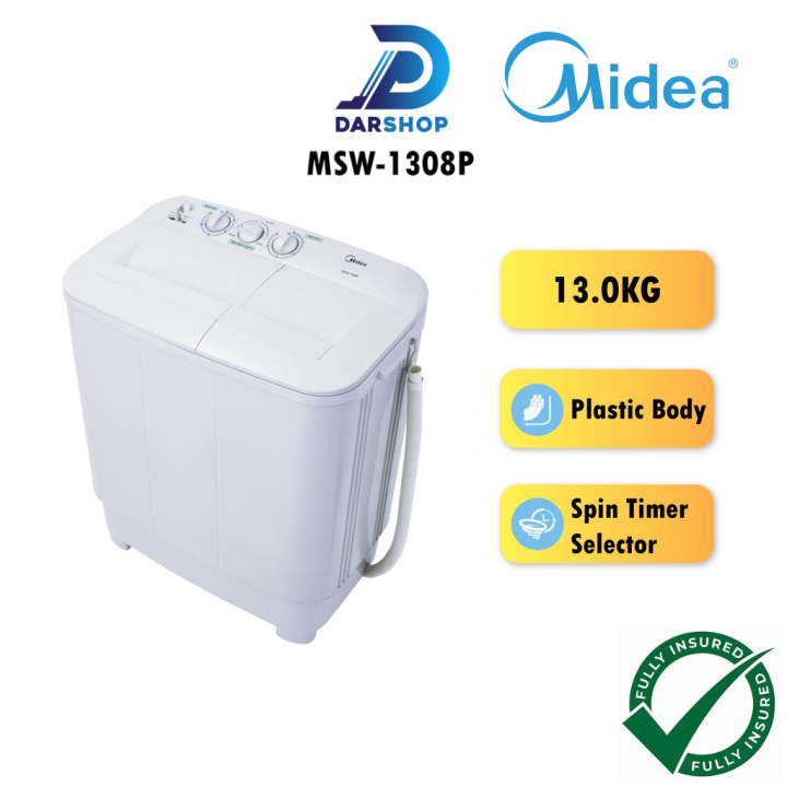 Midea Semi Auto Washing Machine Twin Tub Washer Kg Mesin Basuh Manual