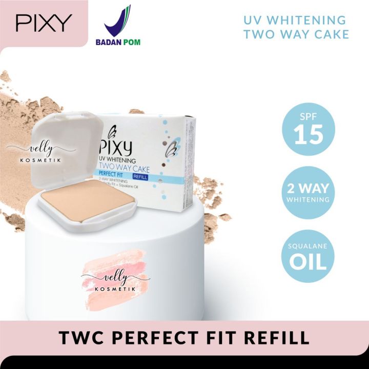 Pixy Two Way Cake Twc Perfect Fit Refill Original Bpom Lazada Indonesia