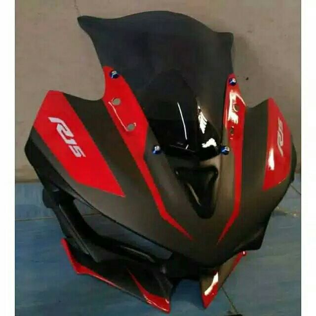 ORIONATORE Cover Headlamp Model R25 Winglet Buat Yamaha R15 Old Pnp