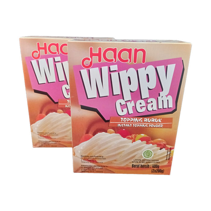 Haan Wippy Cream 400gram Wippy Cream Powder Toping Bubuk Instant