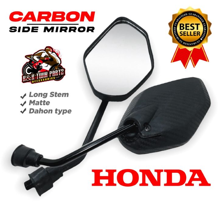 HONDA TMX SUPREME Carbon Side Mirror Long Stem Lazada PH