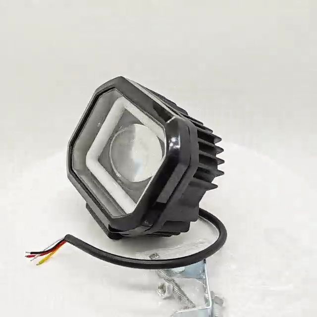 1pc 2pcs 40W Car Led Work Light 3000k 6000k Dual Color Fog Lamp