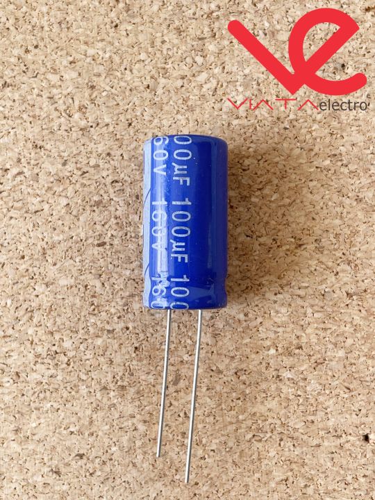 KAPASITOR ELCO 100UF 160V 1 BUAH KAPASITOR CAPACITOR ELKO KAPASITOR