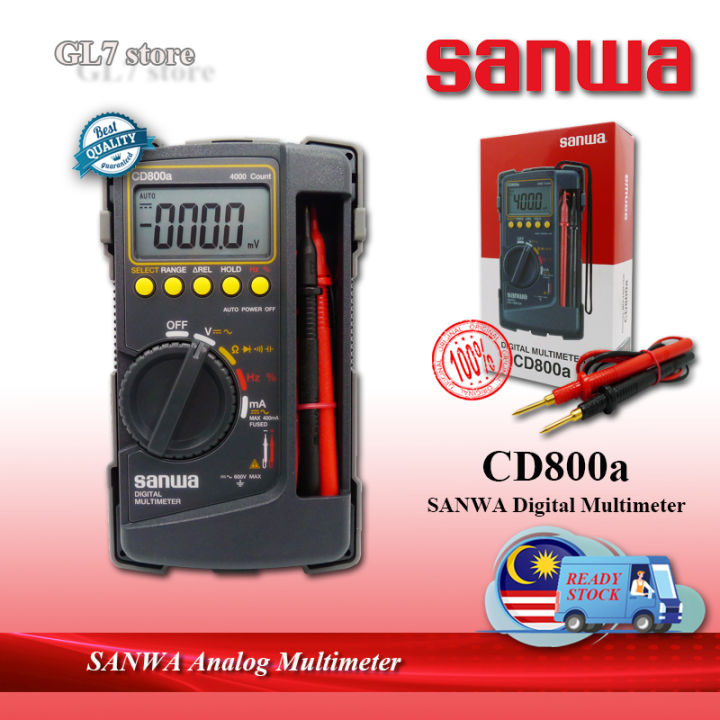 ORIGINAL SANWA CD800a DIGITAL MULTIMETER CD 800a SANWA MULTITESTER