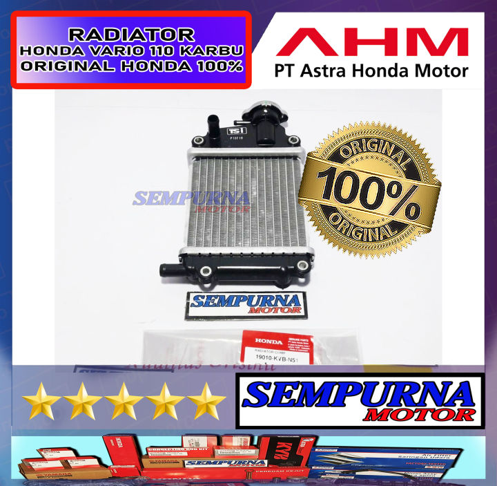 Radiator Vario Lama Karbu Kvb Original Asli Honda Ahm