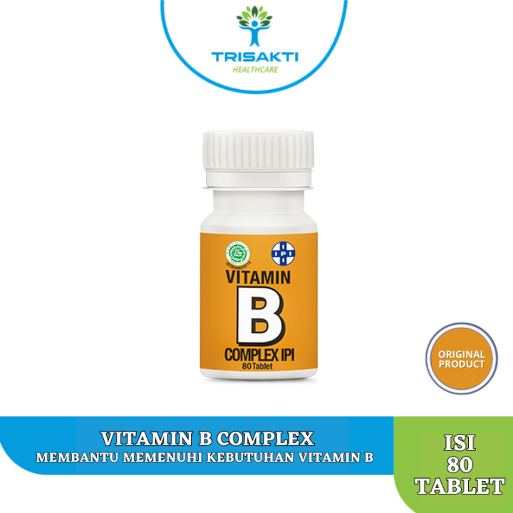 Vitamin B Complex Ipi Isi 80 Tablet Lazada Indonesia